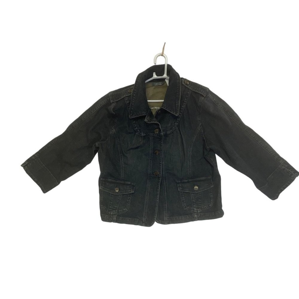 Motto Jean jacket, size 3X women’s denim jacket your style mantra